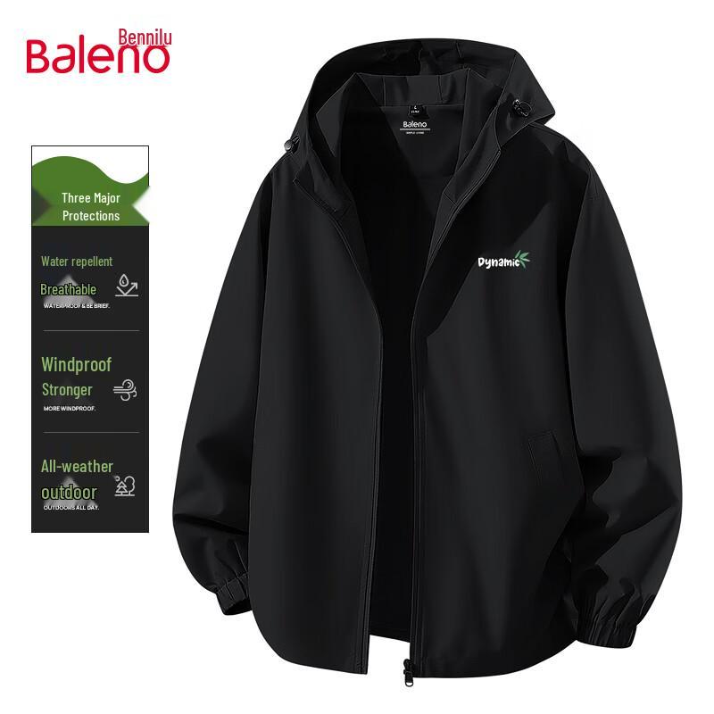 Baleno Men's Versatile Windproof Hooded Jacket
