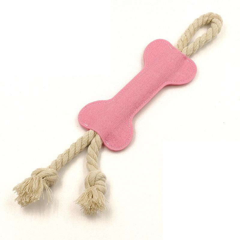 Pet Chew Toys for Cats and Dogs: Felt Bone Shape, Teething Stick, Portable and In Stock