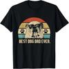Vintage Bester Englischer Bulldogge VATER Aller Zeiten Shirt Vatertag Geschenk T-Shirt