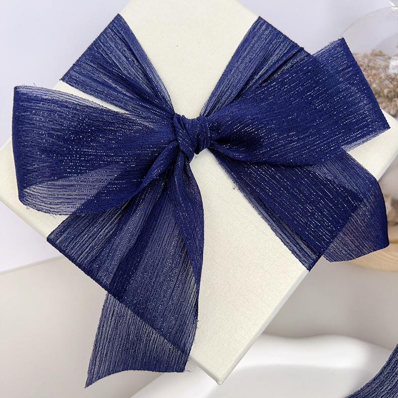 

5m Handmade Frayed Edged Straight Crepe Yarn Ribbon For Wedding Invitation Wrapping Bouquets Birthday Party Decorations Gifts 5 meters