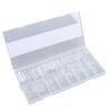 150 Pcs Toenail Forms Full Cover Clear Toenail Extension Full Cover Tips for Manicure   At Home