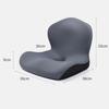Ergonomic Memory Foam Car Seat Cushion With Lumbar Back Support Breathable Ice Silk Fabric For Driving Comfort