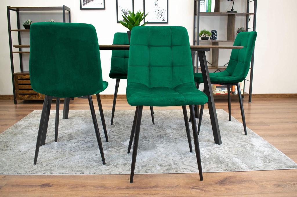 KARA Chair - Dark Green Velvet X 1