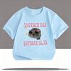Another Oay Children Cartoon Print T-shirts Summer Girls Casual Fashion Kawaii Colorful Short Sleeve Tops Kids