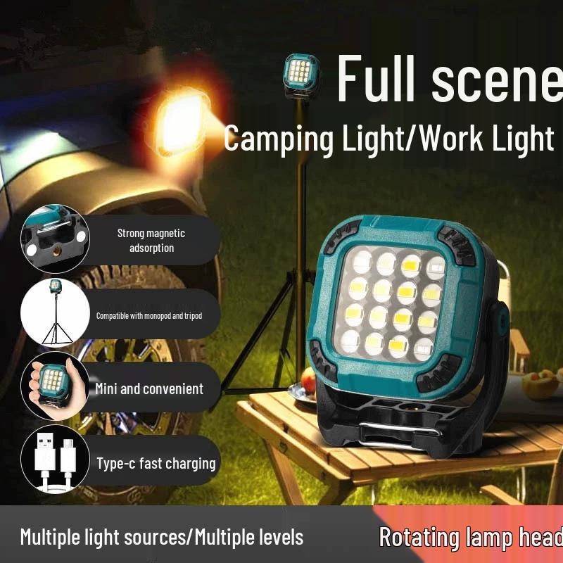Portable Multi-Source Mini Camping Keychain Light