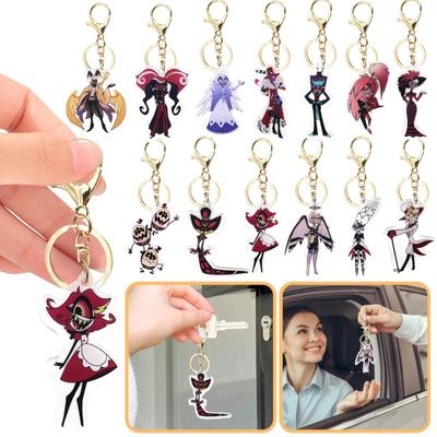 Acrylic Doll Keychain, Cartoon Doll Pendant Keychain Around Anime