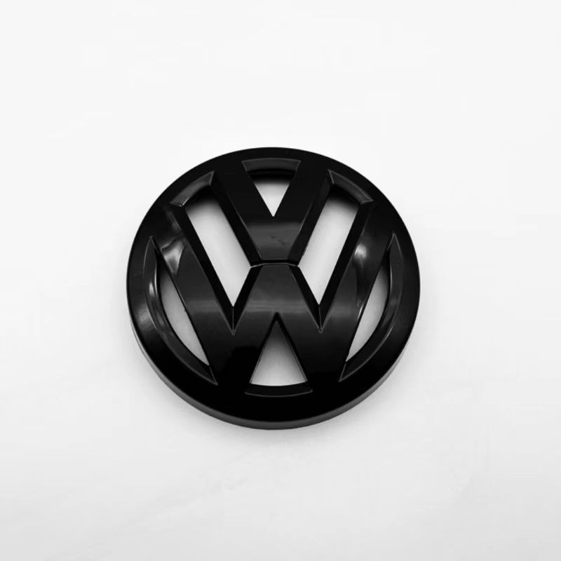 

For VOLKSWAGEN VW 1pc Universal Black Emblem for Volkswagen TIGUAN POLO, Front Rear Hood Badge TIGUAN