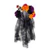 Floral Halloween Skull Hair Hoop Artificial Flower Festive Costume Headwear  Cosplay Events