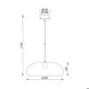 Suspension décorative 1xE27 23W IP20 Métal blanc – BV05-00032