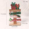 New Wooden Christmas Desktop Ornament: Snowman, Santa, Gingerbread Man Decorations