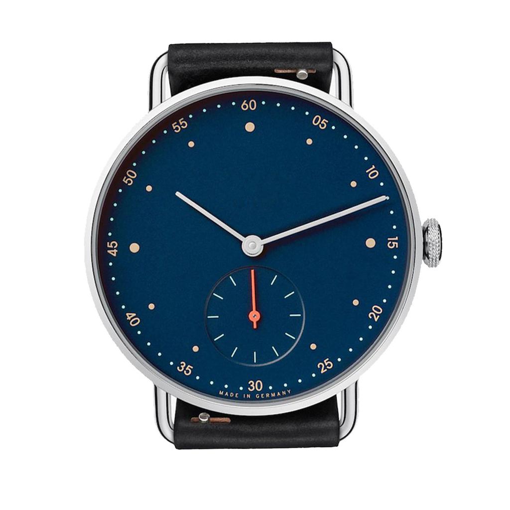 Fashion Business Blue Face Gold Shell Silver Shell White Face Alloy Ultra Thin Two And A Half Needles Men'S Quartz Watch 811