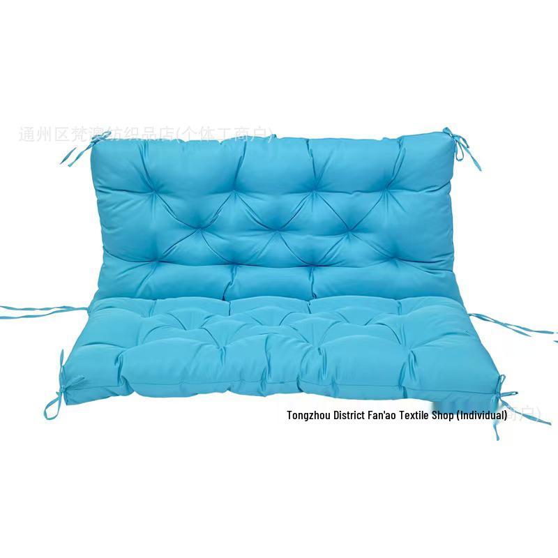 Waterproof Ergonomic Outdoor Bench Cushion: Thick, Breathable Lounger Mat for Rocking Chairs and Courtyards