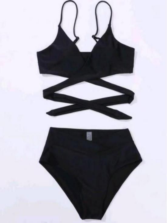 

Red Push-Up Lace-Up Sexy Swimsuit for Women - Breathable Quick-Dry Bikini Extra Large