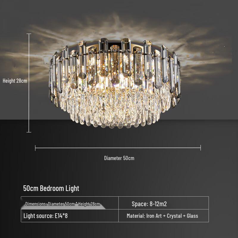 Хрустальная потолочная люстра Nufeng