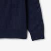 [Lacoste] Men's Openwork Knit Collar Sweater AH5205-55N166