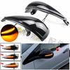 Turn Signal Lights with Amber Flowing Indicators for 2006-2011 Honda Civic Eighth Gen Rearview Mirrors.
