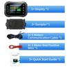 1 Set Battery Coulomb Counter Power Volt Ammeter for Lithium Batteries with Intelligent Safe Features Cable Included