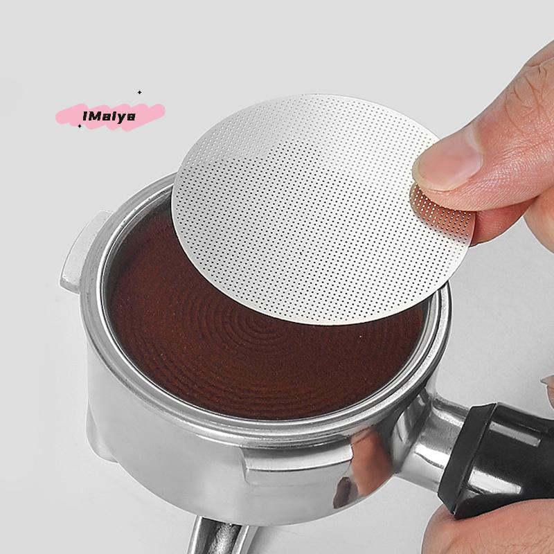 Reusable Coffee Filter 51/53/58mm Heat Resistant Mesh Screen for Coffee Pot And Machine Handle Puck - Durable Coffee Filter