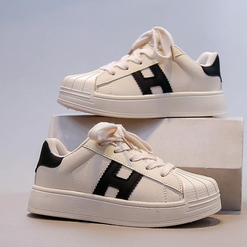 Soft Sole Fashion Cartoon Shell Head Children's Sports Shoes 2025 Summer and Autumn New Casual Boys Board Shoes Girls Tide