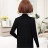 Autumn Winter Half High Collar Solid Casual Sweater Women Simple All-match Knitting Pullovers Lady Bottomed Top