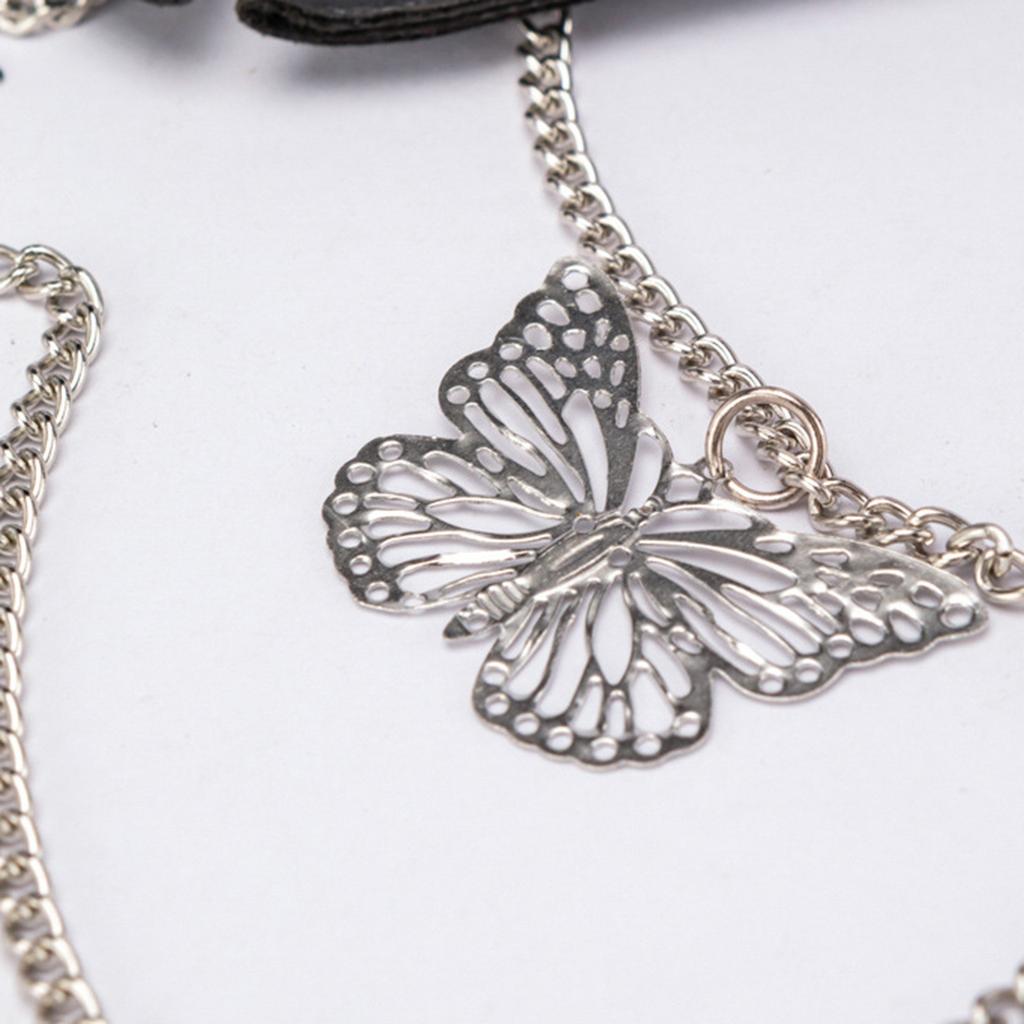 Slim Elastic Pu High Waist Belt Women Women's Girdle Style Chain Elastic Bow Knot Straps Black Punk Gothic Wide Belt Corsets