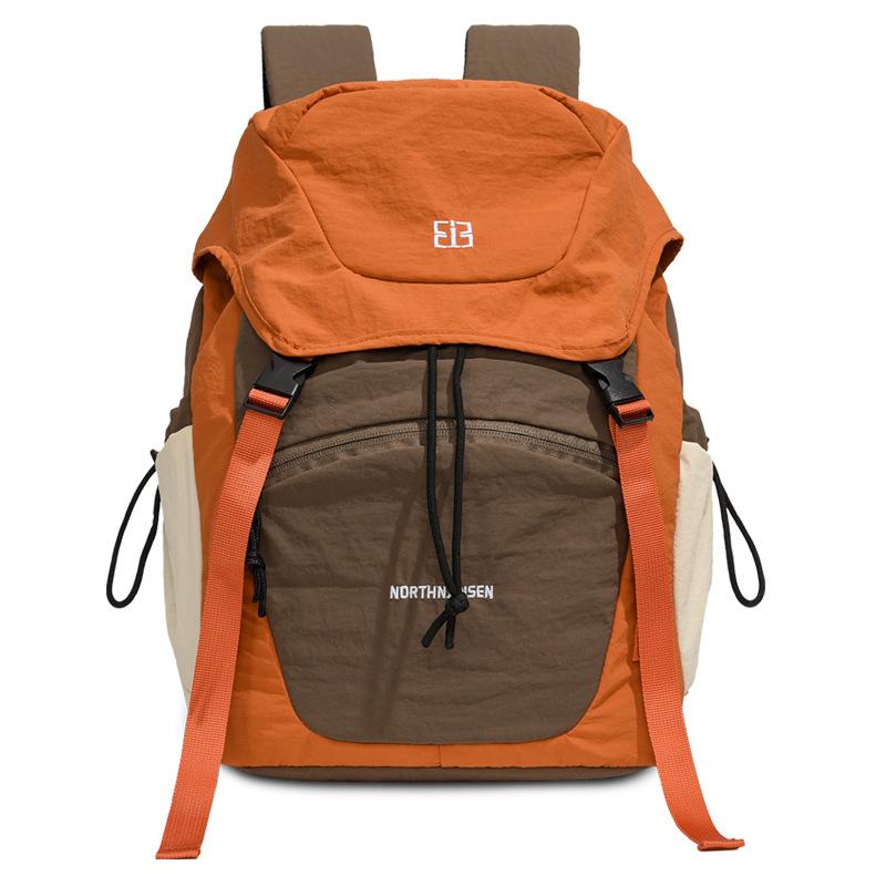 Student Schoolbag Lightweight Splicing Outdoor Sports Backpack Large Capacity Backpack