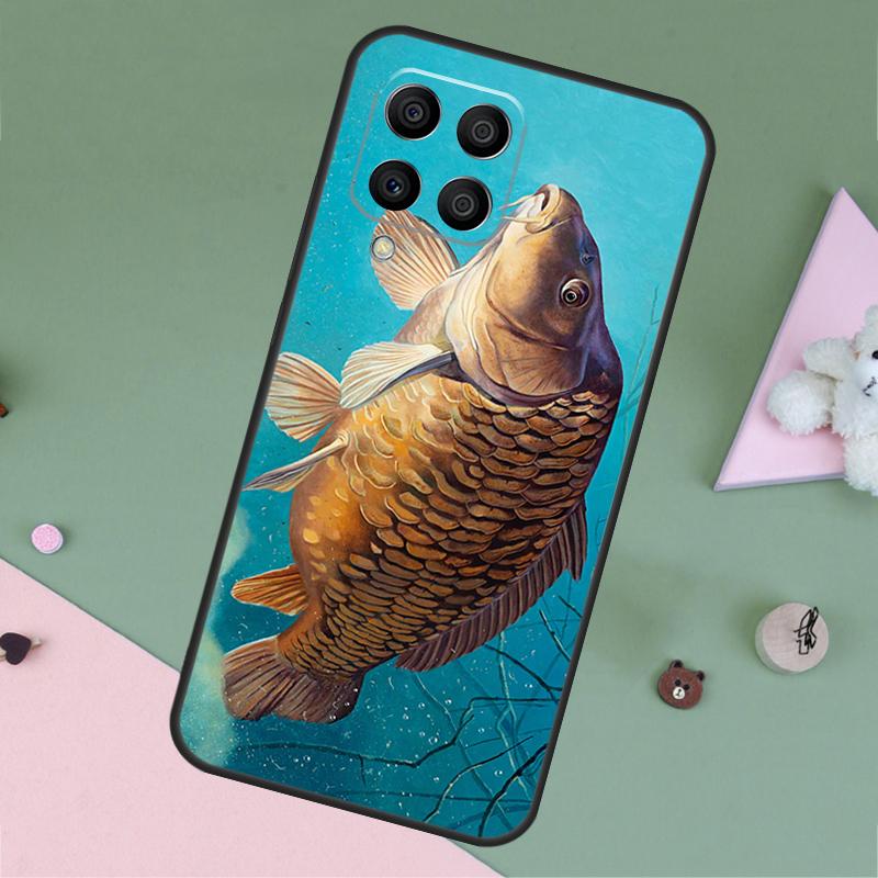 Carp Fishing For Samsung Galaxy M35 M55 M15 M12 M13 M14 M34 M54 M33 M53 M21 M31 M11 M32 M52 M06 M16 Case