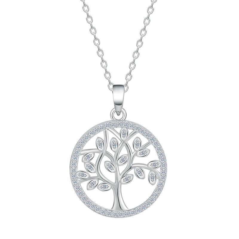 

Женское изысканное ожерелье «Древо жизни»: Стерлинговое серебро S925, Стильный дизайн 925 Sterling Silver