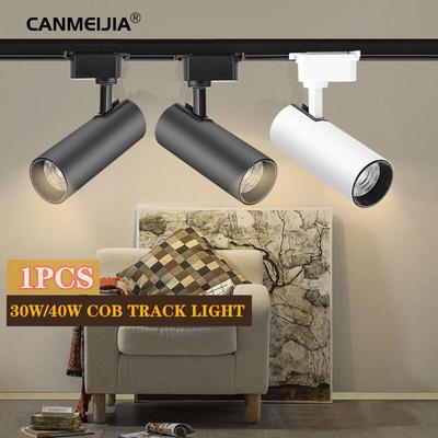 Led-schienenlicht 220V COB Schienenlichter Schienenlampe 30W 40W Spotlichter Küchenleuchte für Zuhause speichern Faltbare Schienenlampe