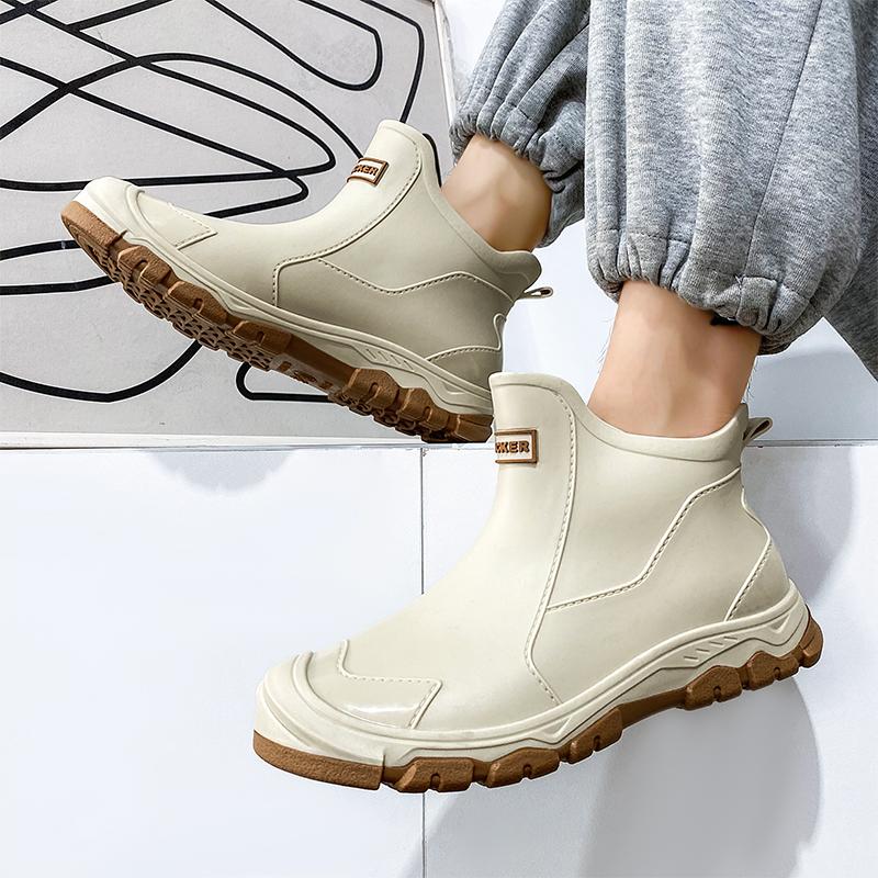 Nové venkovní protiskluzové lehké boty Pánské holínky Nepromokavé gumové rybářské boty Odolné nepromokavé gumové rybářské boty