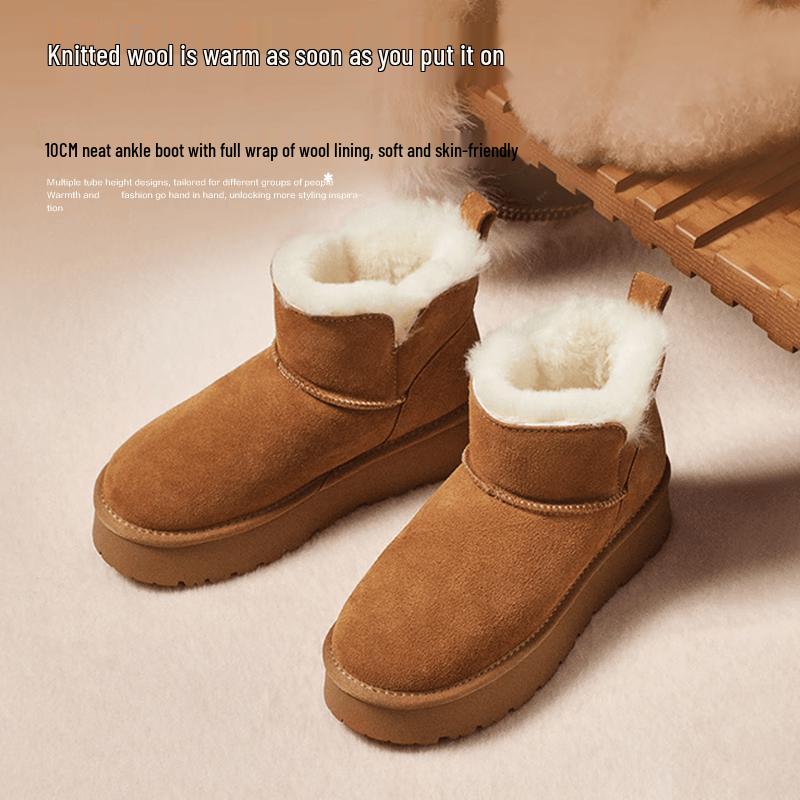 Belle Women's Versatile Platform Winter Snow Boots