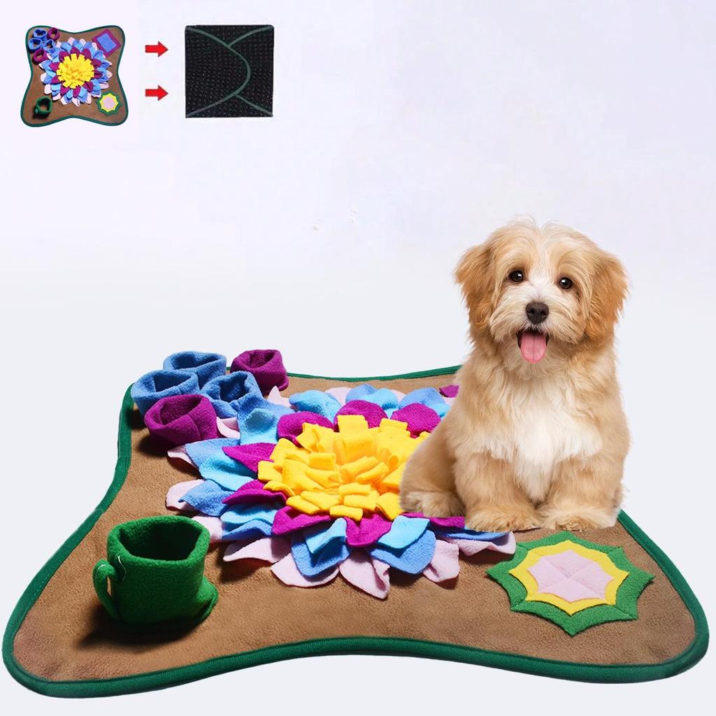 Cross-Border Pet Sniff & Forage Training Blanket Slow Feeder Mat for Dogs