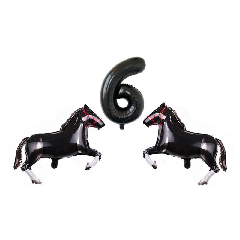 Temă Cursă de Cai Veselă de Unică Folosință Petrecere Farfurii de Hârtie Baloane Zi de Naștere Petrecere Cowboy Băiat Fermă Baby Shower Decor Consumabile