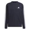 Essentials Plus Loose Fit Long Sleeve Cuffed Striped T-Shirt Men Tops KF3729