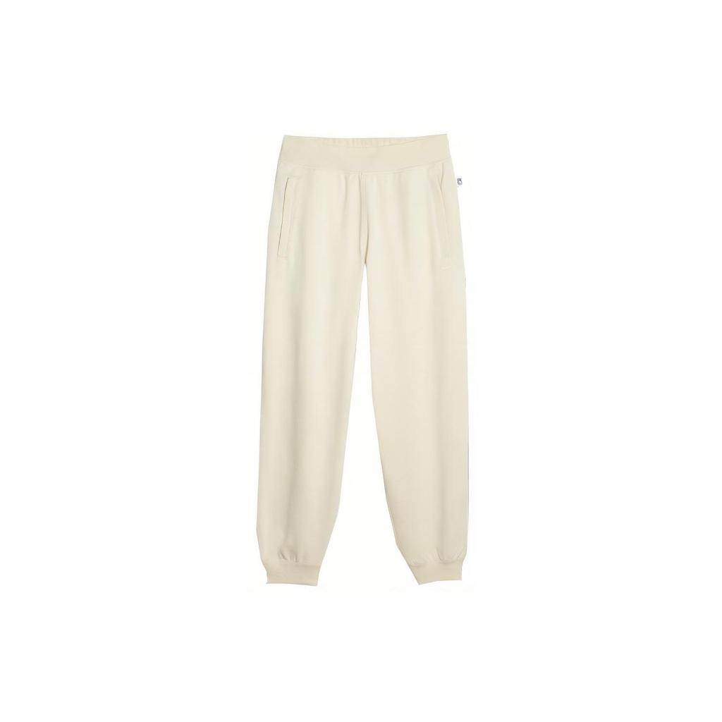 Puma MMQ Serie Einfarbige Lässige Mid-Rise Stricksporthose Unisex-Hose Weiß 620821-87