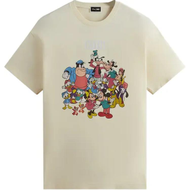 Kith For Mickey & Friends Vintage Tee Sandrift Men Tops Cream KHM031737-104