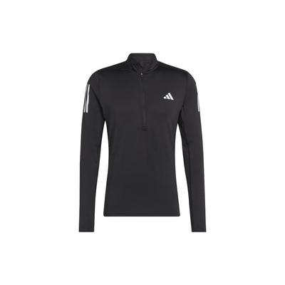 Own The Run 1/4 Zip Long Sleeve Sweatshirt Men Sweatshirt Black IK9562