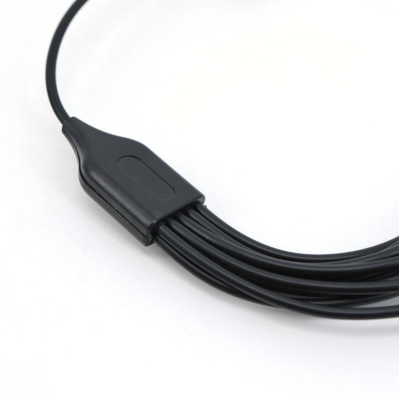 Universal 10 In 1 DC Micro USB Male Mobile Phone Spring Power 10pin Charger Adapter Plug Cable Charging Wire Cord for Phone Toys