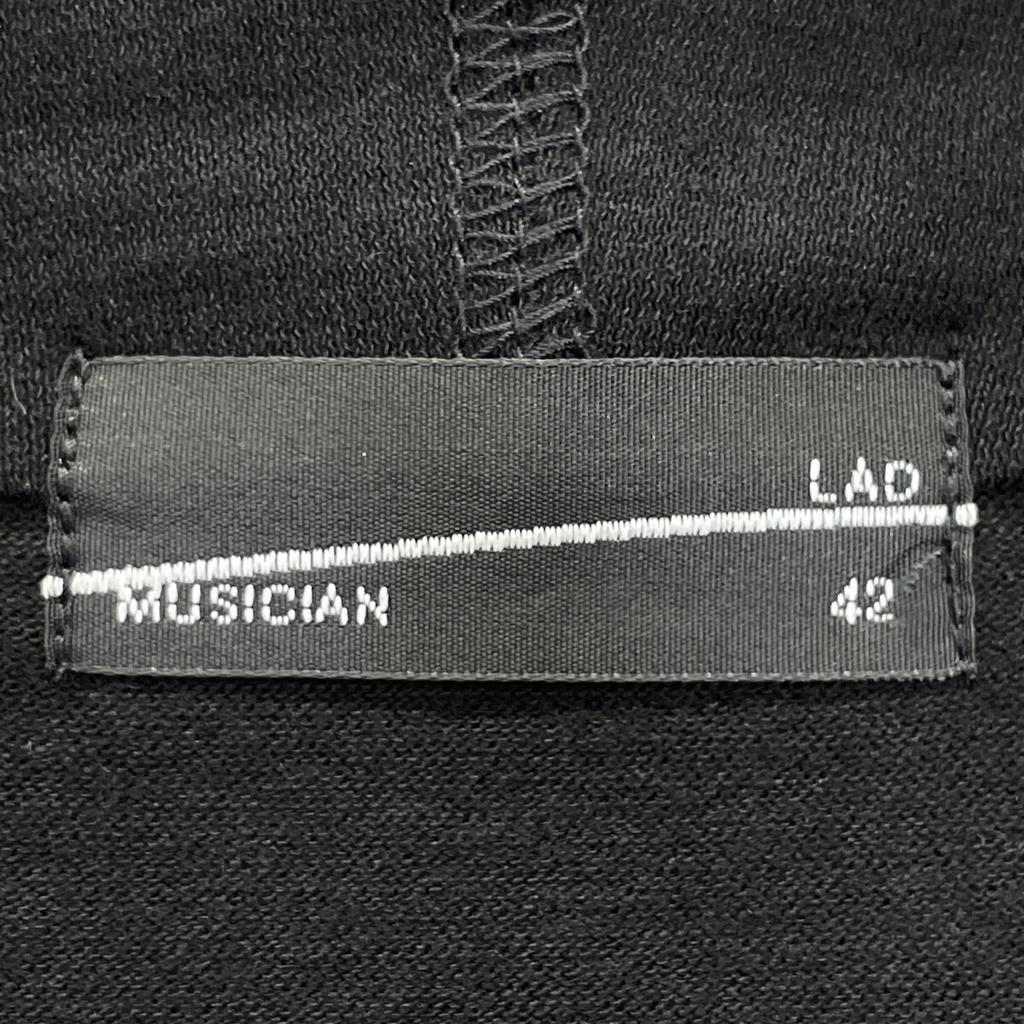 LAD MUSICIAN 2222-613 22AW Black 40/1 T-CLOTH KIMONO LONG PARKA Kimono Long Cardigan tops 42 blackUsed