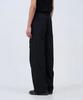 Kasakasa Pleated Curve Pants Black