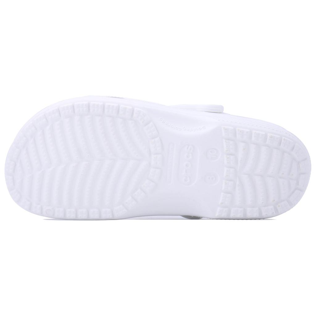 Crocs Classic clog SDS EVA cute and playful simple fashion comfortable casual classic hole shoes for men and women white
