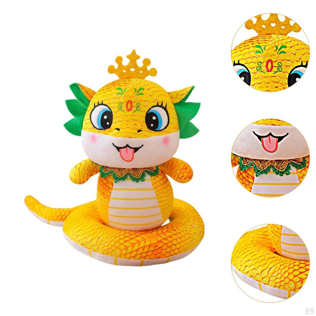 Chinese Year Snake Plush Toy Ornament Housewarming Gift Novelty Cartoon
