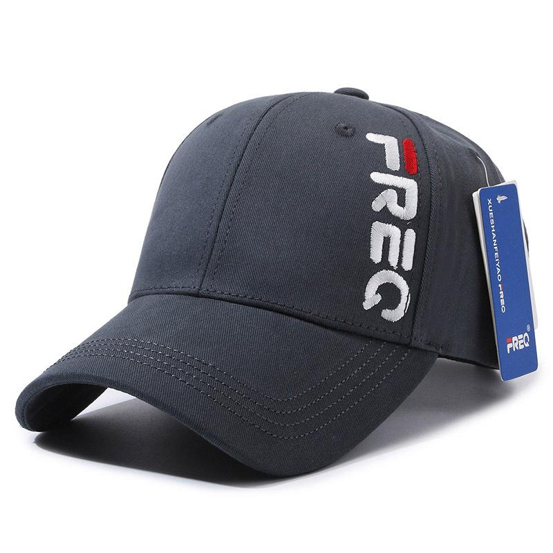 New Hat Baseball Cap Side Embroidery Men's and Women's Tide Shade Cap Outdoor Fishing Baseball Cap