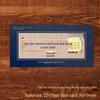 Exquisite Metal Brass Bookmark with Chinese Calligraphy - Inspirational Gift Box for New Year