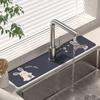 Badezimmerarmatur Ablass- und Wasserabsorptionsmatte für Waschbecken und Arbeitsplatten