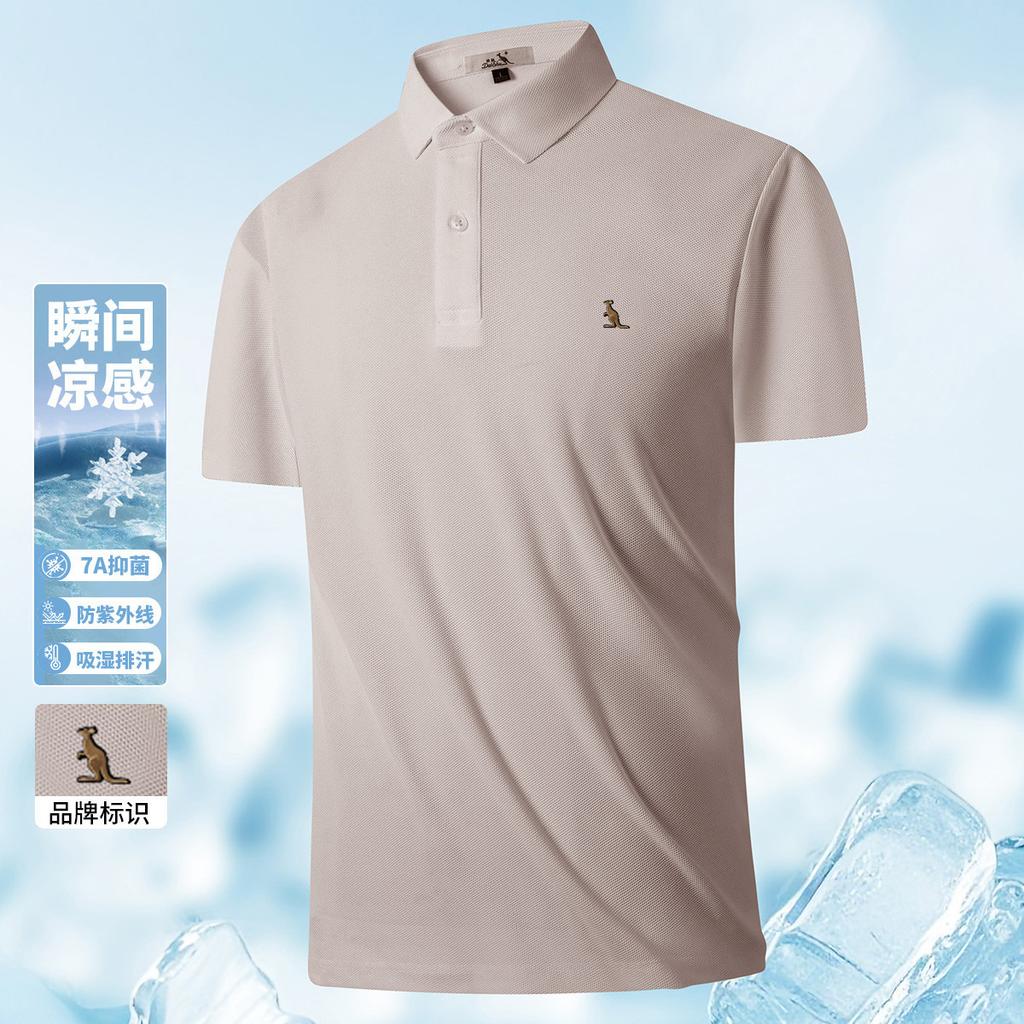 Summer T-shirt Embroidered Short Sleeve Polo Shirt for Men
