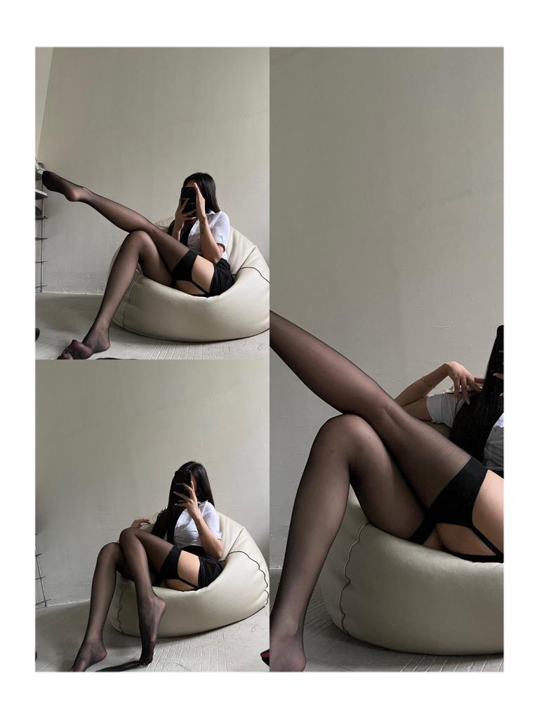 Damen Ultra-Dünne Rot Grau Sexy Strapsstrümpfe Oberschenkelhoch