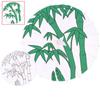 Vintage Blank Paper Umbrella DIY Chinese Umbrella Wood Drawing Umbrella  Wedding Party Favors
