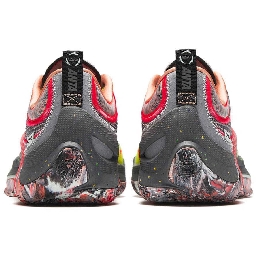 Anta Shunxi 1 ESG Nitrogen Technology Professional Basketball Shoes Men Sneakers Black Red Green 912421111Q-8