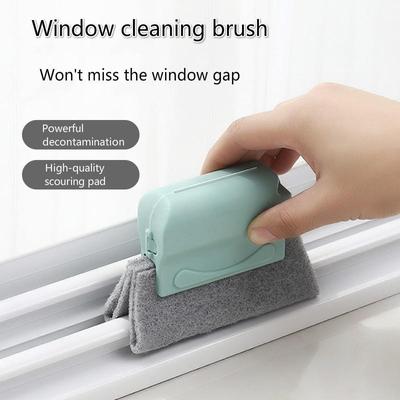 Portable Home Cleaning Window Sill Window Slot Gap Cleaning Brush Groove Small Brush Squeegee Flooring Tools